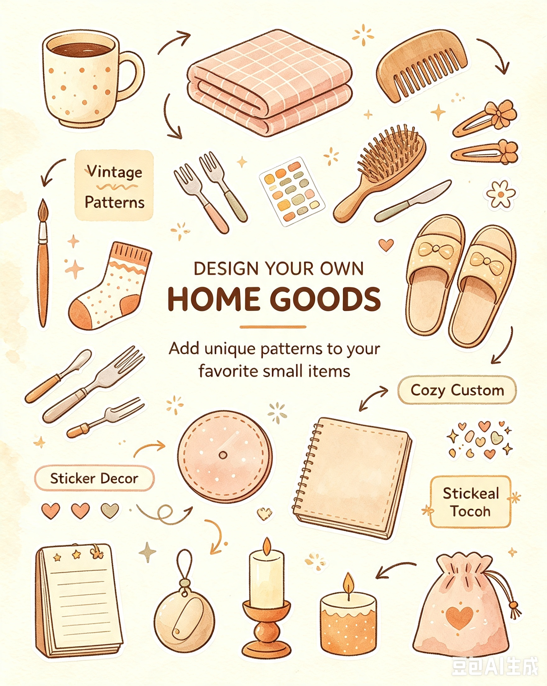 Customizable Cozy Home Goods | Build Your Own Personalized Small Household Items Set