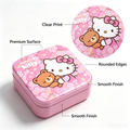 Hello Kitty Jewelry Box – Pink Compact Flip-Lid Storage Case